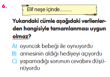 Cümle - Sözcükte Anlam - Noktalama İşaretleri Testi