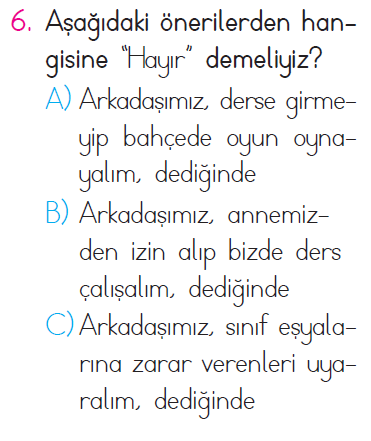 Okulumuzda Hayat - 3 Testi