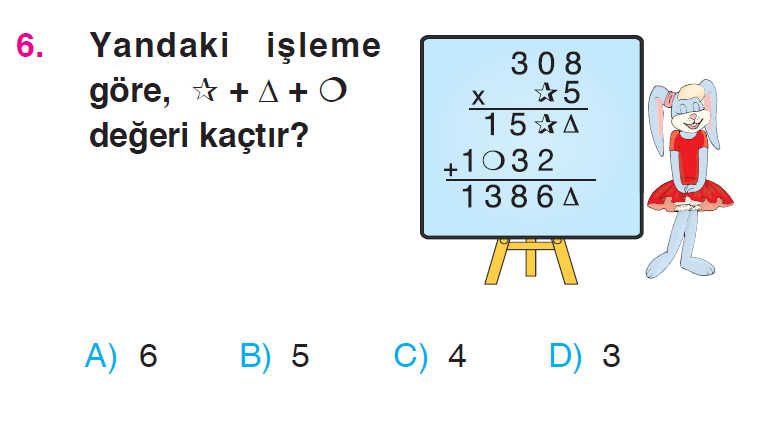 Doğal Sayılarla Çarpma İşlemi Testi