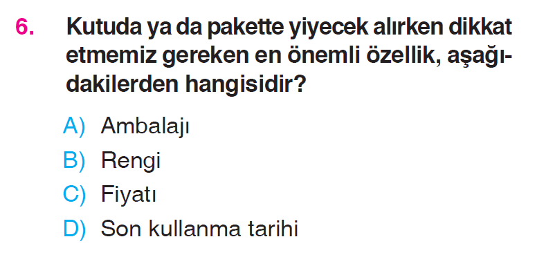 Üretim, Dağıtım ve Tüketim - 2 Testi