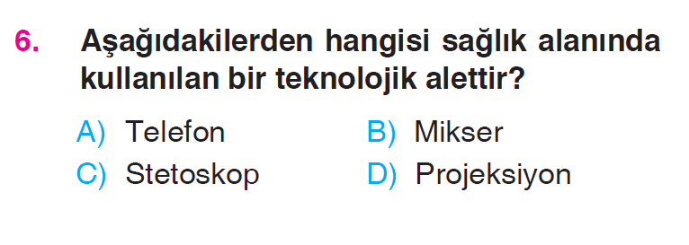 Bilim, Teknoloji ve Toplum - 2 Testi