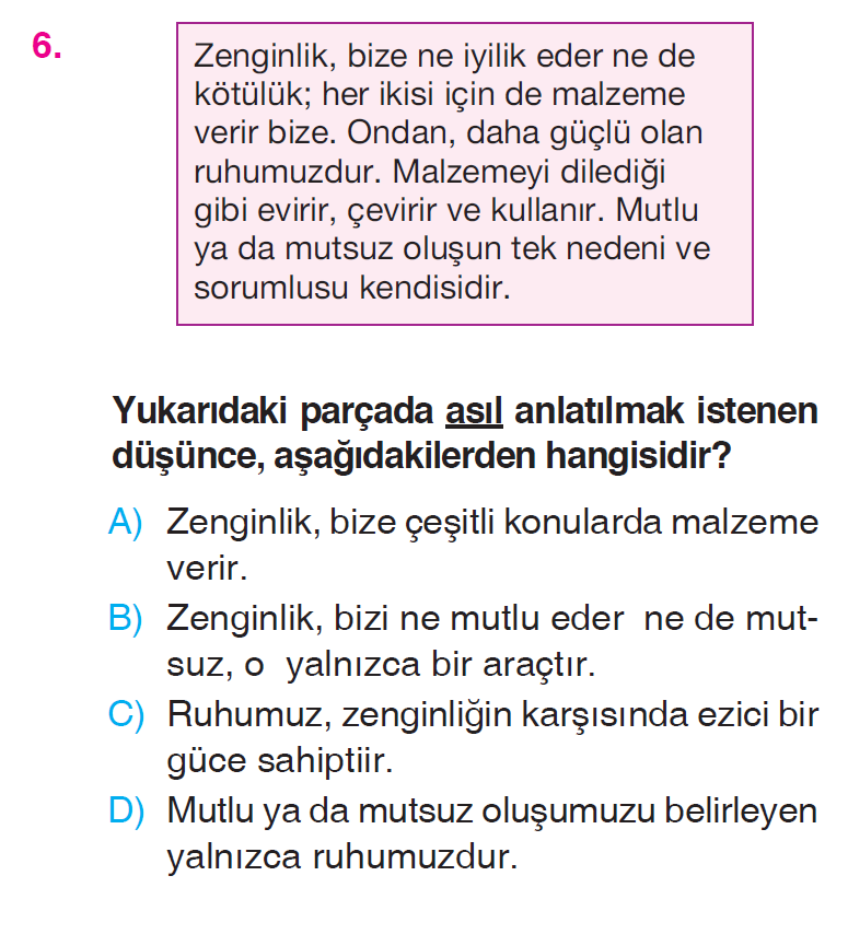 Paragrafta Anlam - 2 Testi