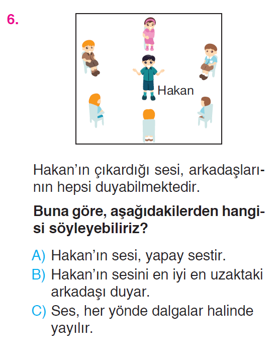 Çevremizdeki Işık ve Sesler - 3 Testi
