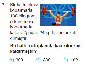Toplama İşlemi Problemleri Testi