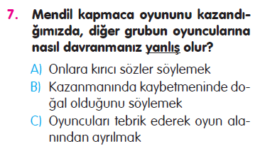 Okulumuzda Hayat - 3 Testi