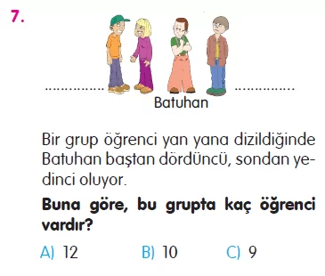 Doğal Sayılarla Toplama İşlemi Testi