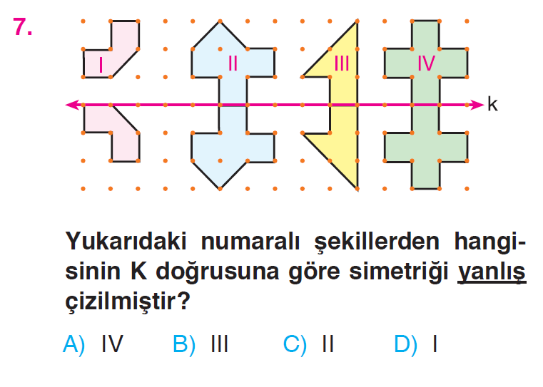 Uzamsal İlişkiler (Simetri) Testi
