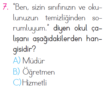 Okulumuzda Hayat - 2 Testi