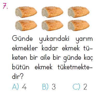 Kesirler - Problemler Testi