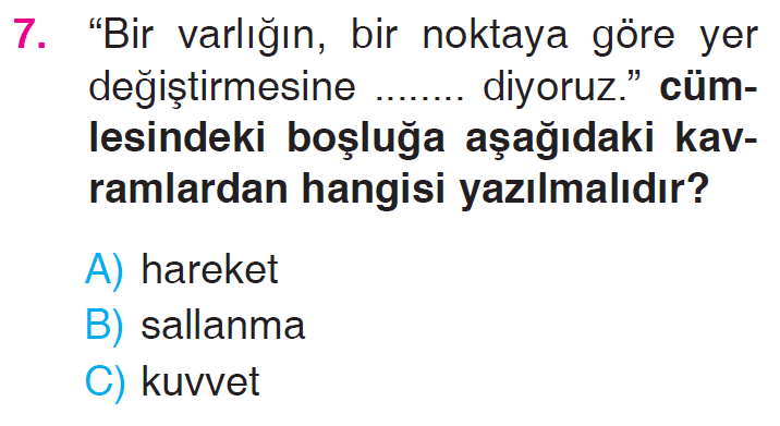 Kuvveti Tanıyalım - 1 Testi