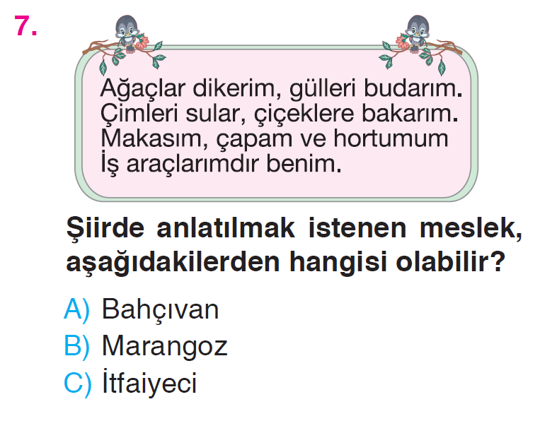 Okulumuzda Hayat - 3 Testi