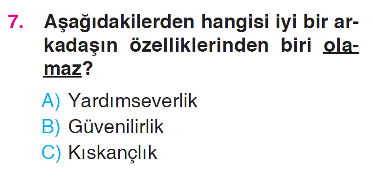 Okulumuzda Hayat - 2 Testi
