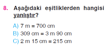 Uzunluk Ölçme Testi
