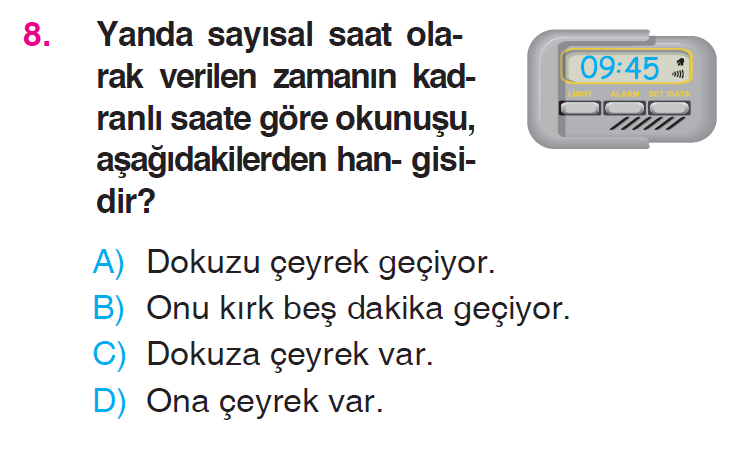 Zaman Ölçüleri Testi