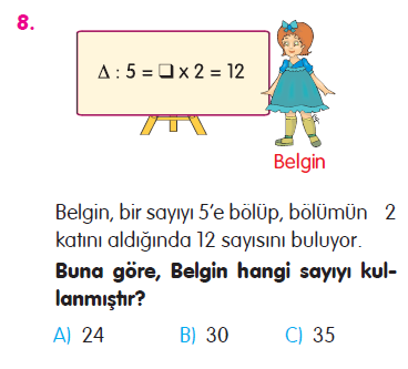 Doğal Sayılarla Bölme İşlemi Testi