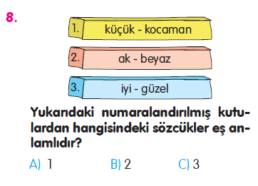 Paragraf - Sözcükte Anlam - Yazım Kuralları - Cümle Testi