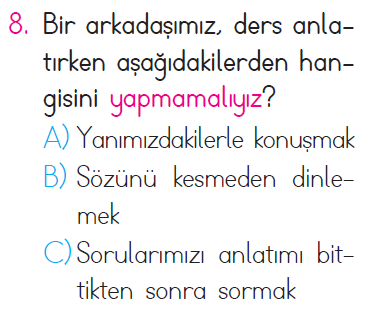 Okulumuzda Hayat - 3 Testi
