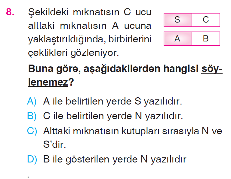 Kuvvetin Etkileri - Fiziksel Olaylar - 2 Testi