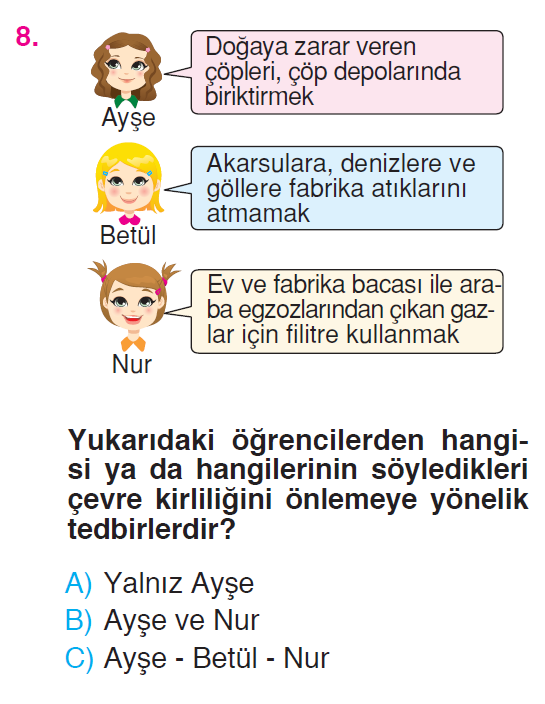 Canlılar Dünyasına Yolculuk - 1 Testi