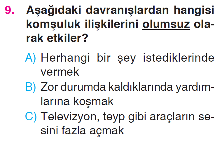 Evimizde Hayat - 1 Testi
