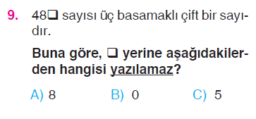 Örüntü - Tek ve Çift Sayılar - Romen Rakamları Testi